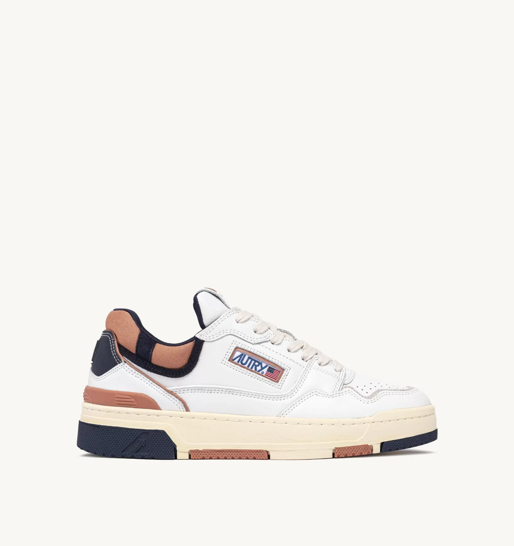 AUTRY Sneakers Clc In Pelle Colore Bianco E Blu^Uomo Clc
