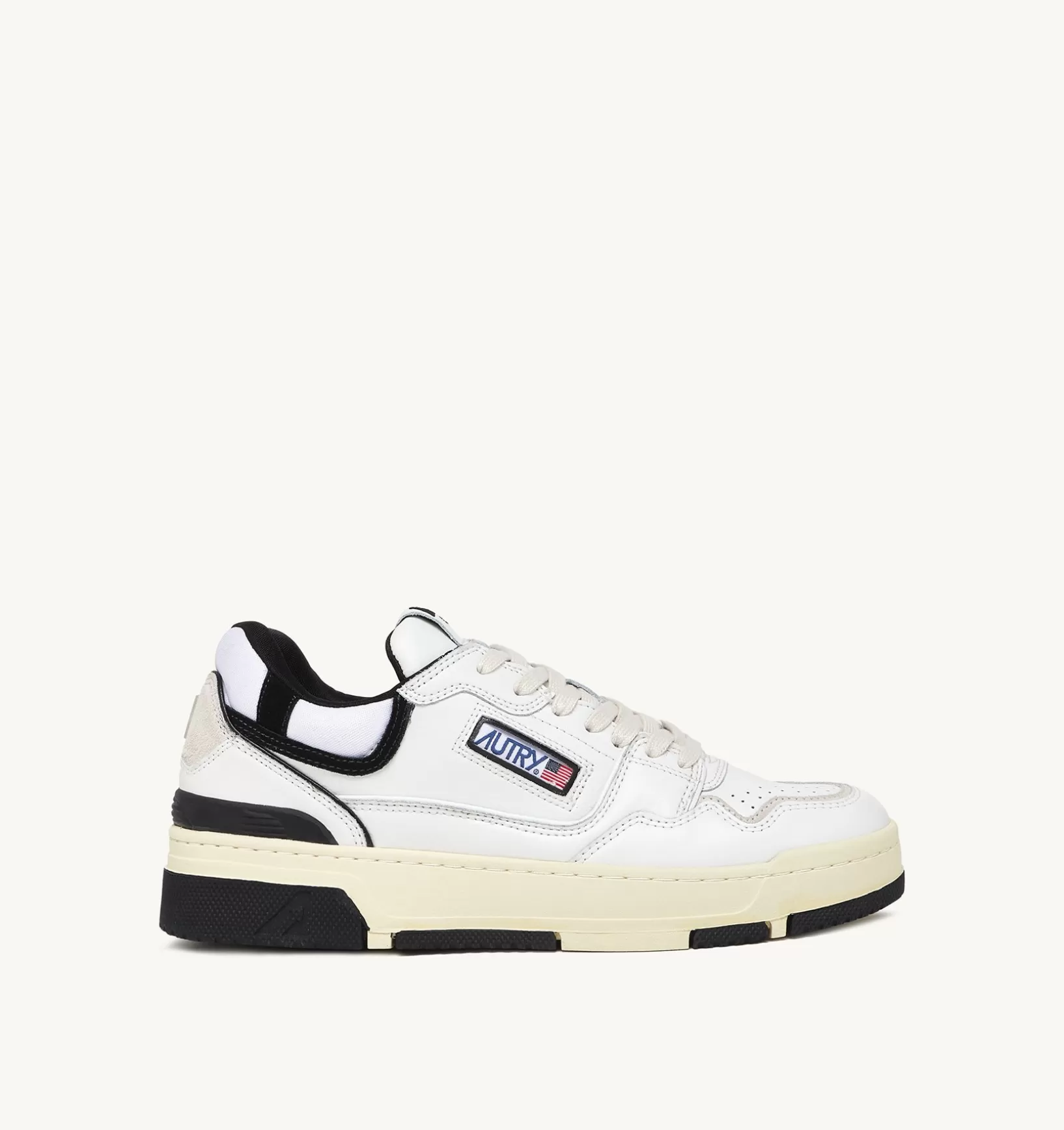 AUTRY Sneakers Clc In Pelle Colore Bianco E Nero^Uomo Clc