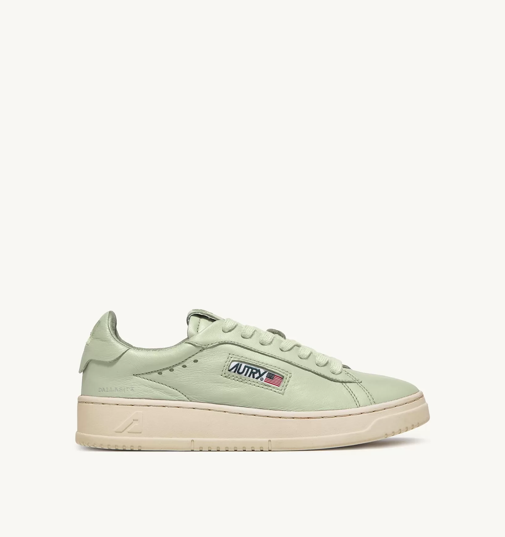 AUTRY Sneakers Dallas Low In Morbida Pelle Green Di Capra^Uomo Dallas