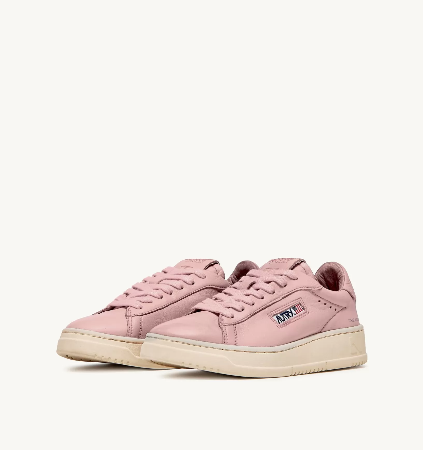 AUTRY Sneakers Dallas Low In Morbida Pelle Peach Di Capra^Donna Dallas
