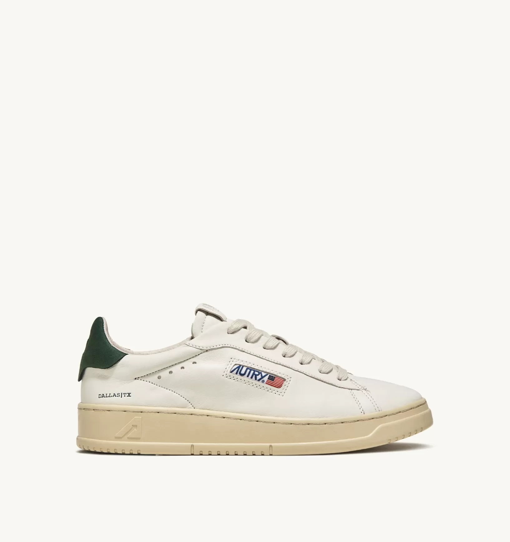 AUTRY Sneakers Dallas Low In Pelle Di Capra E Nabuk Colore Military^Uomo Dallas