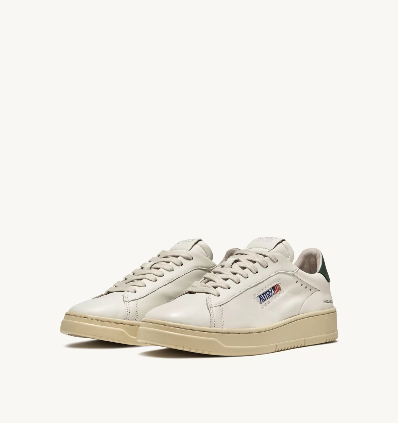 AUTRY Sneakers Dallas Low In Pelle Di Capra E Nabuk Colore Military^Uomo Dallas