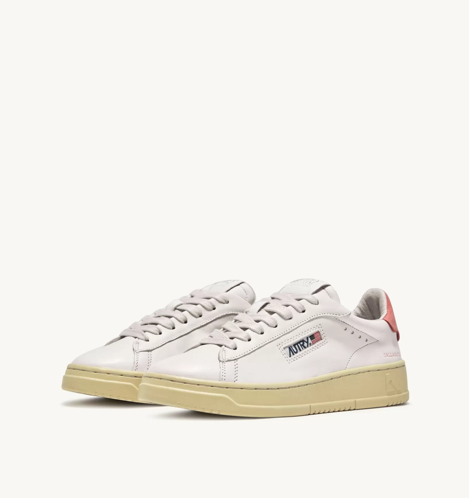 AUTRY Sneakers Dallas Low In Pelle Di Capra E Nabuk Colore Rosa^Donna Dallas