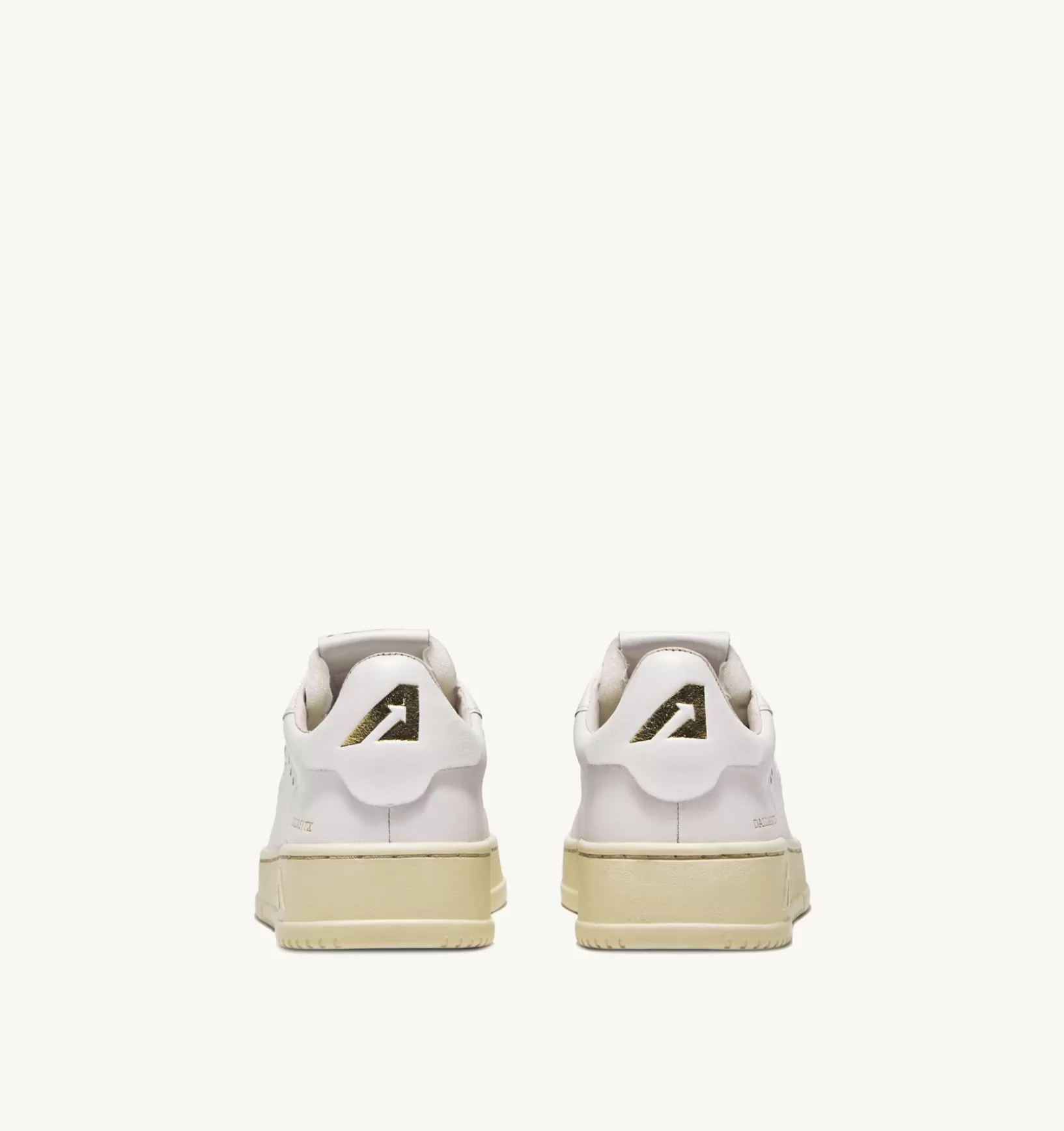 AUTRY Sneakers Dallas Low In Pelle E Foil Print Bianco E Platino^Donna Dallas