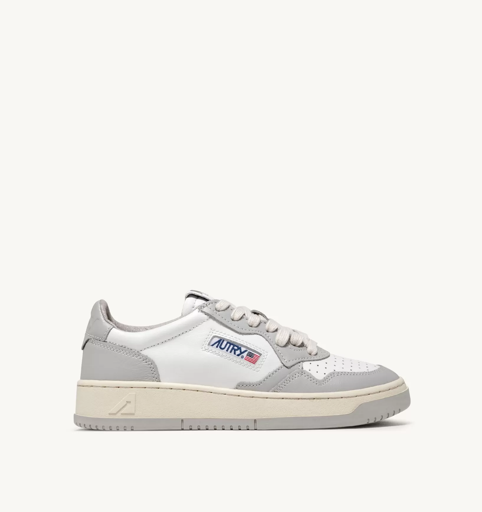 AUTRY Sneakers Medalist Low In Pelle Bicolore Bianco E Vapor^Uomo Medalist