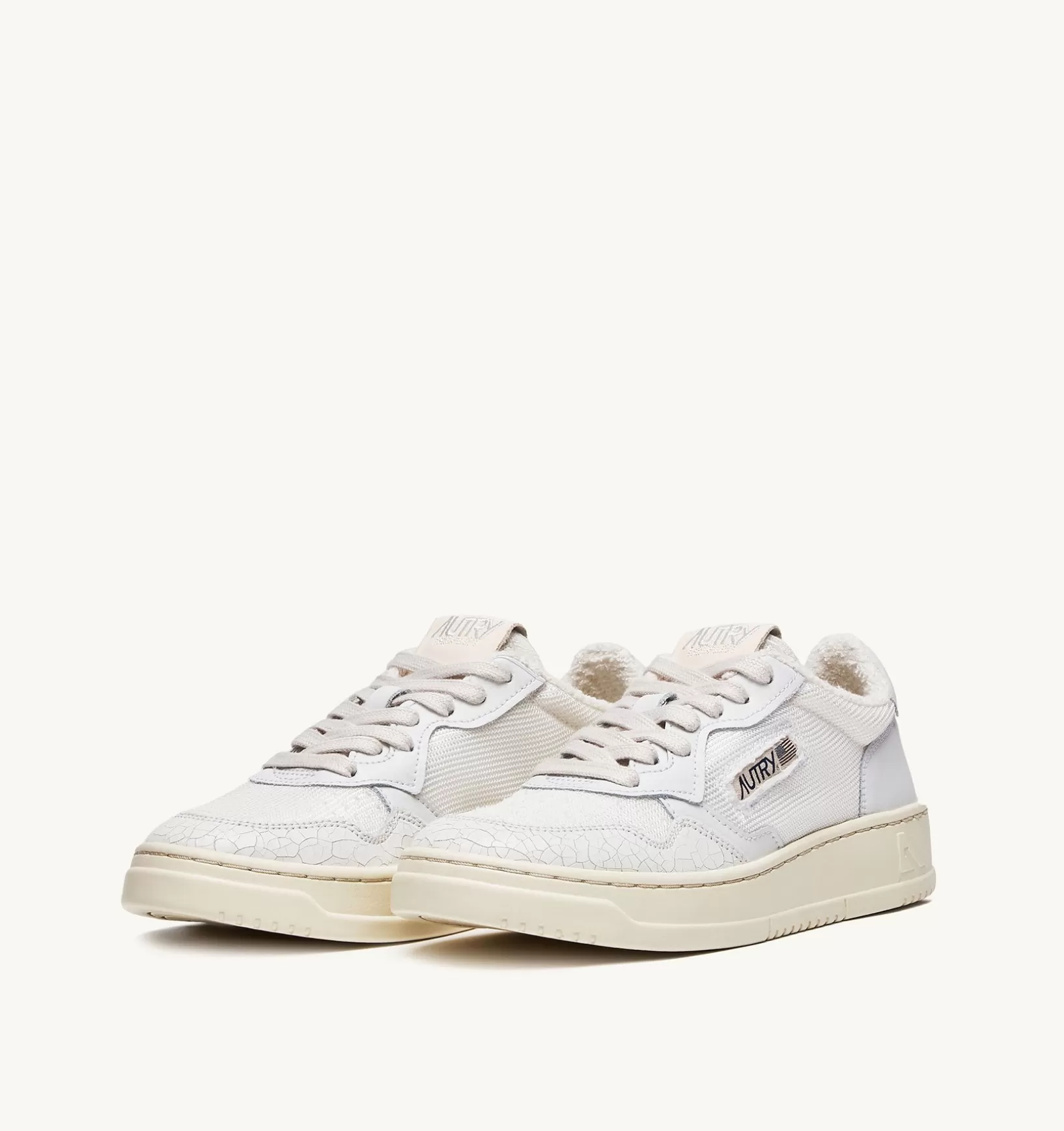 AUTRY Sneakers Medalist Low In Sponge E Dragon Effect Ivory^Donna Medalist