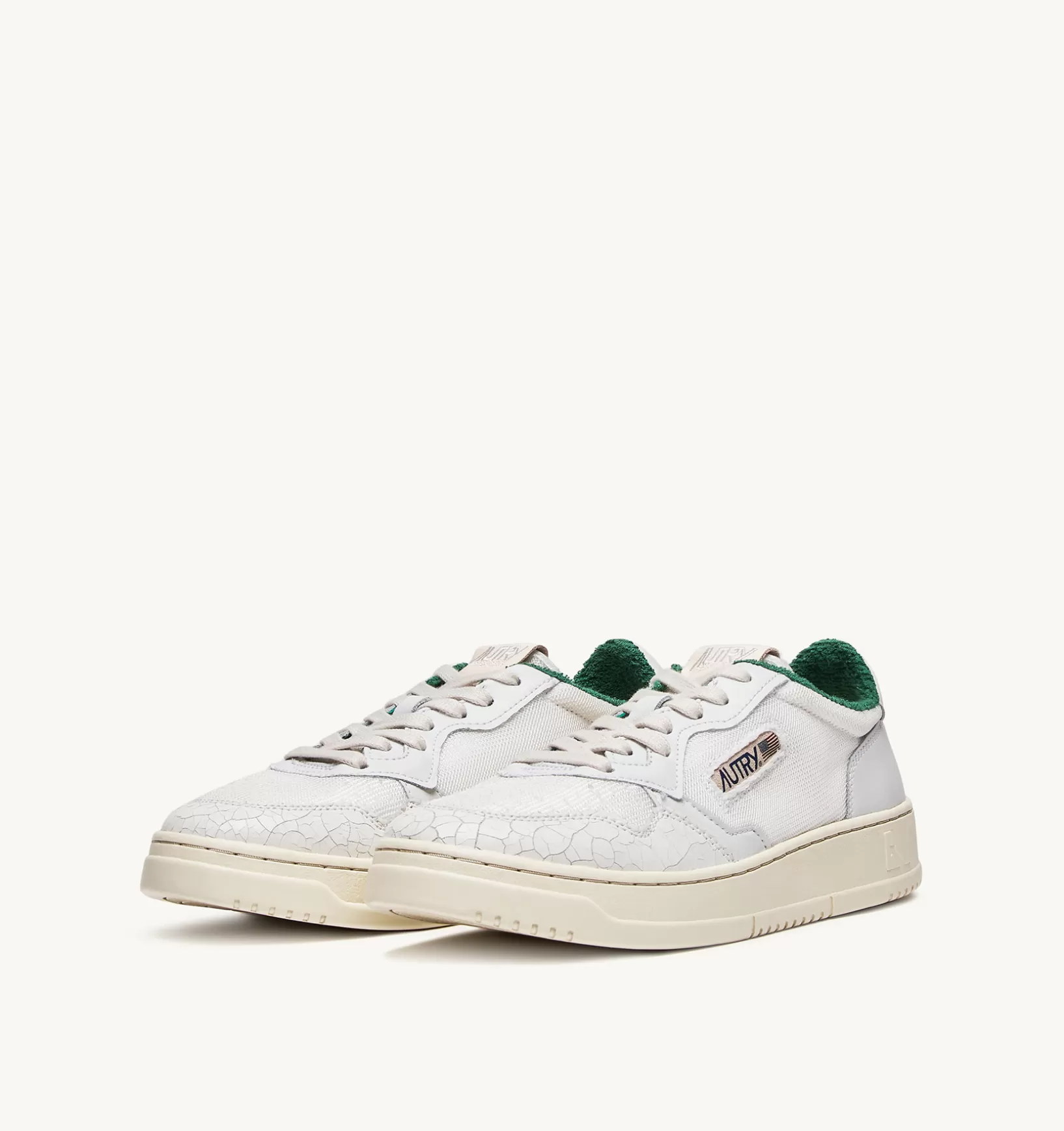 AUTRY Sneakers Medalist Low In Sponge Verde E Dragon Effect^Uomo Medalist