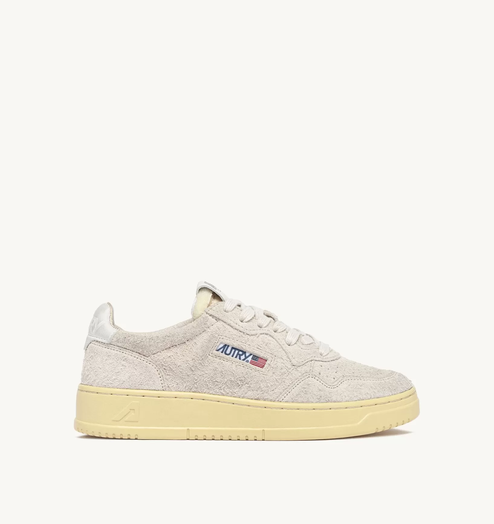 AUTRY Sneakers Medalist Low In Suede Effetto Hair Sand^Uomo Medalist