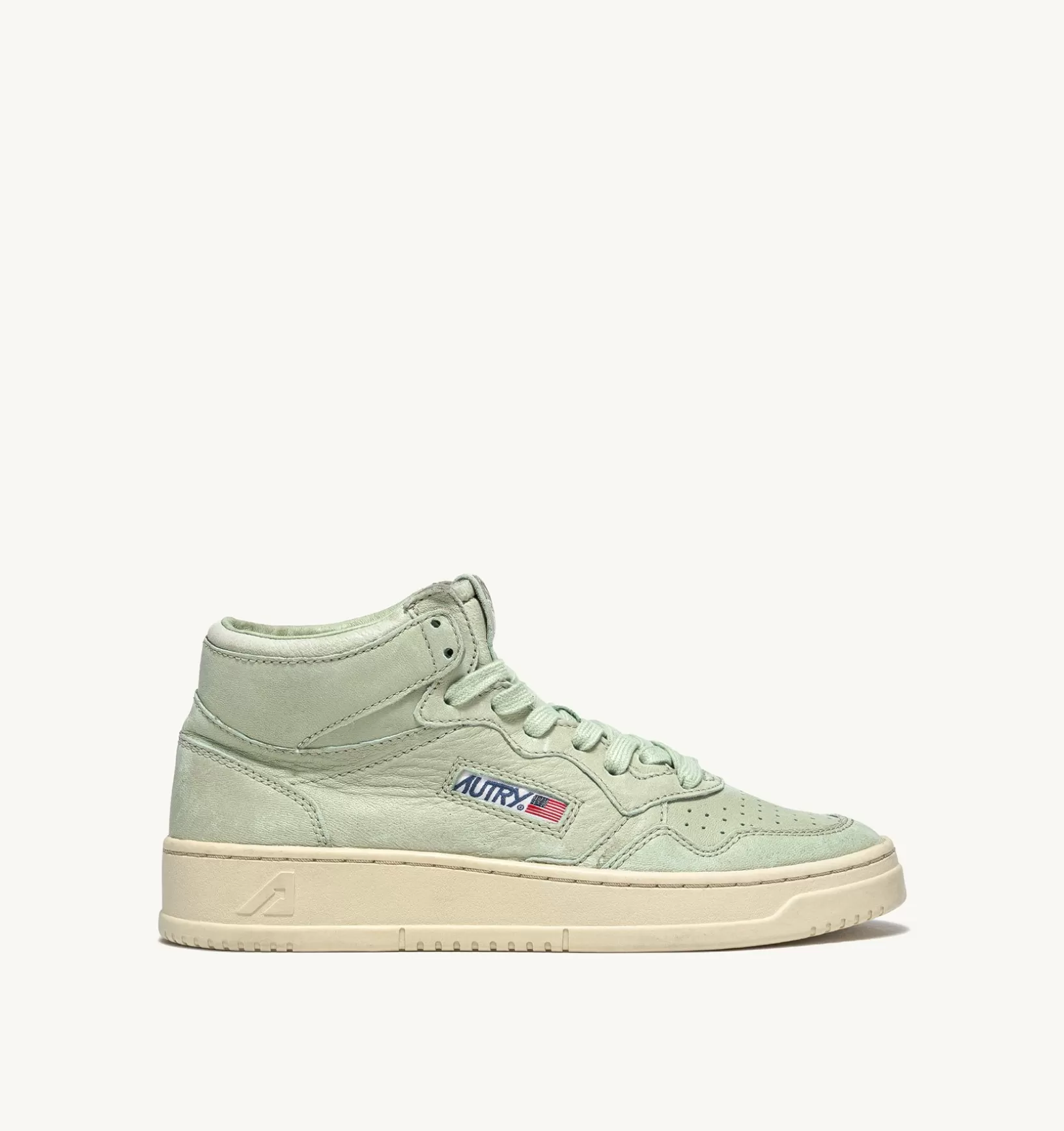 AUTRY Sneakers Medalist Mid In Morbida Pelle Cel Green Di Capra^Uomo Medalist
