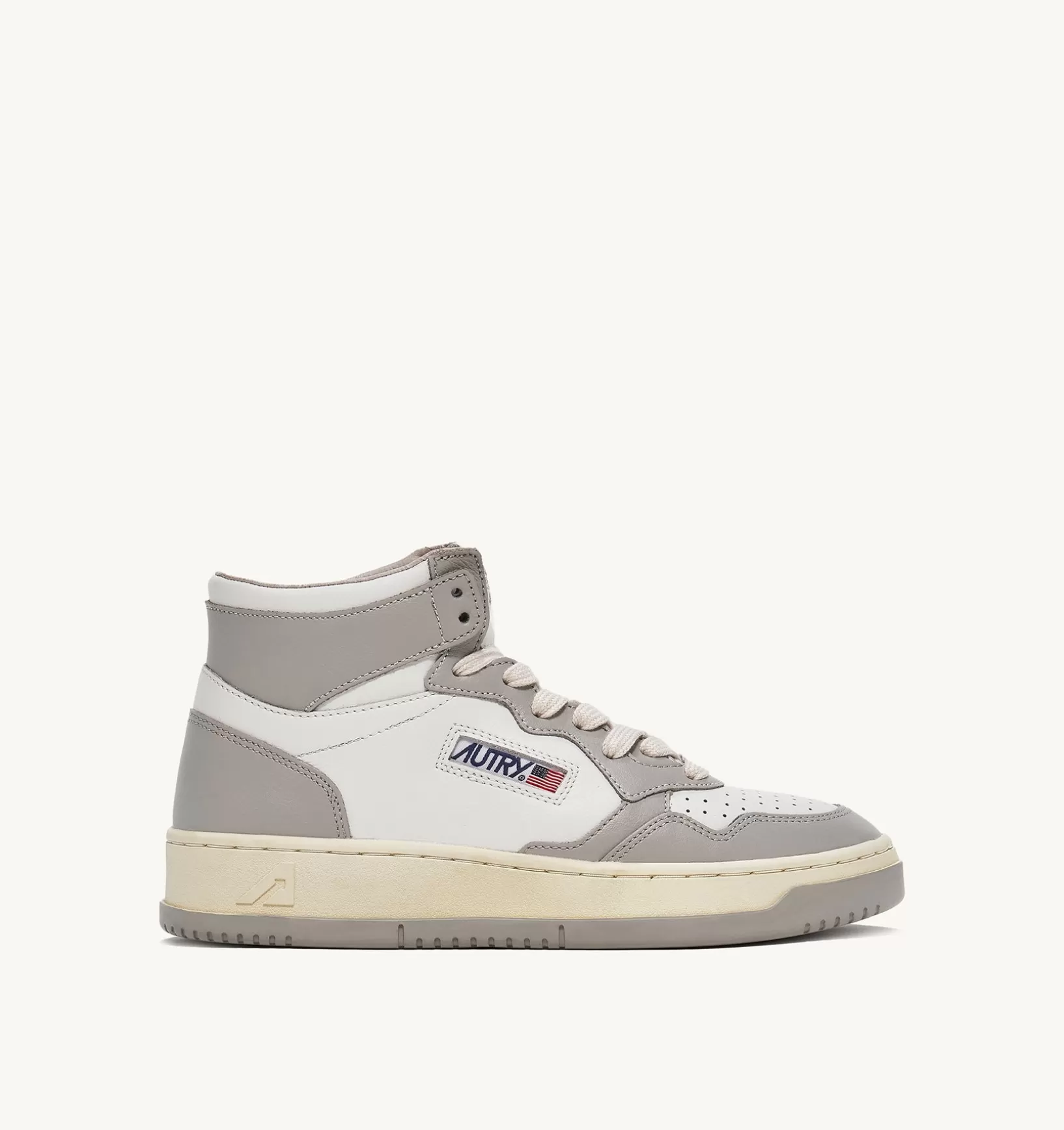 AUTRY Sneakers Medalist Mid In Pelle Bicolore Bianco E Vapor^Donna Medalist