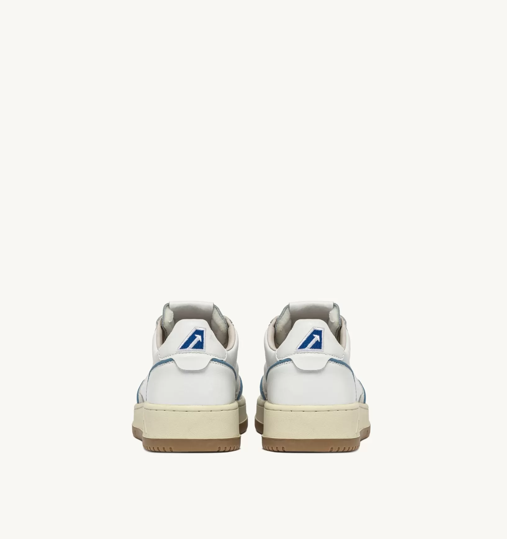 AUTRY Sneakers Open Low In Pelle E Cordoncino Azure^Uomo Open